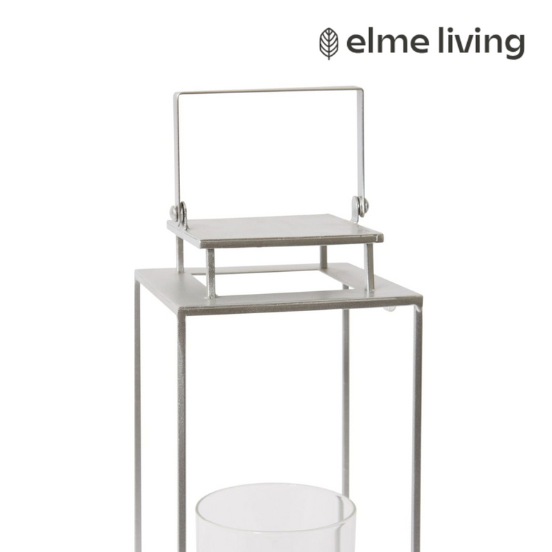 Ronis Jylan Candle Holder Silver 14x14x39cm