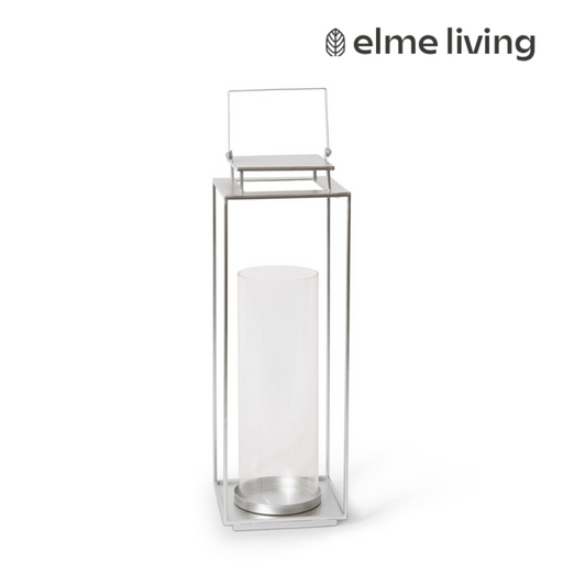 Ronis Jylan Candle Holder Silver 17x17x48cm