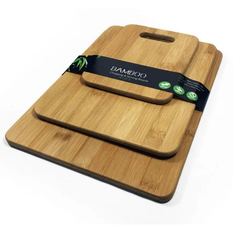 Clevinger 3-Piece Bamboo Chopping Boards