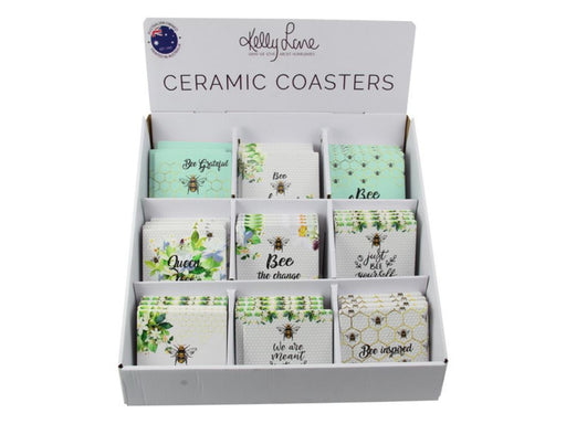 10x10CM BEE COASTER KL 9 ASSTD
