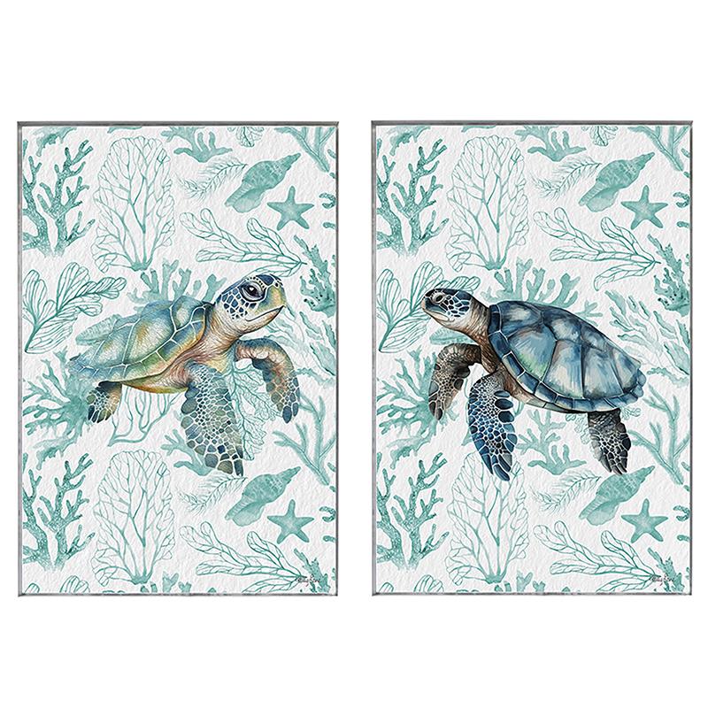 Coastal 60x90cm Framed Painting 2 Assorted