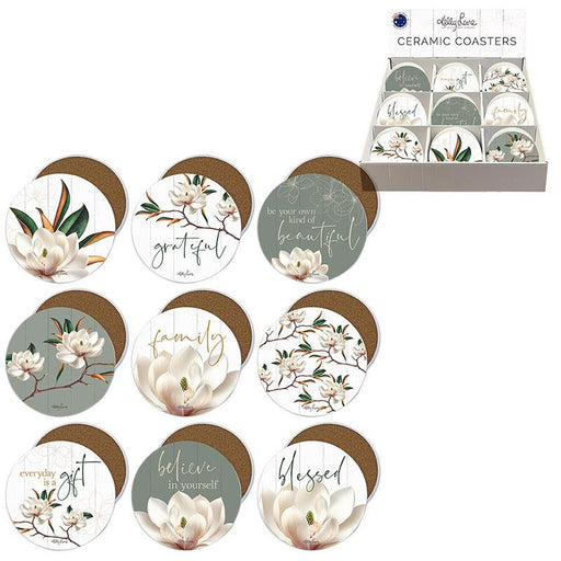 Magnolia Coaster (72=Free Display) 10cm