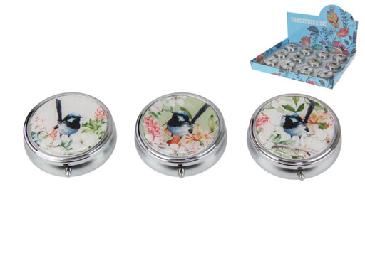 Wren decorative pill box