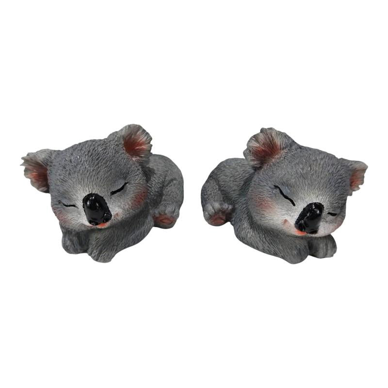 Assorted sleeping koala ornament 9cm