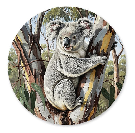 Koala cork round placemat