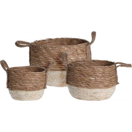round basket set in three sizes
