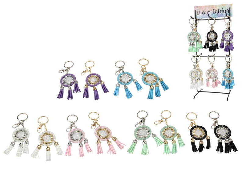 Mini dream catcher key ring assorted