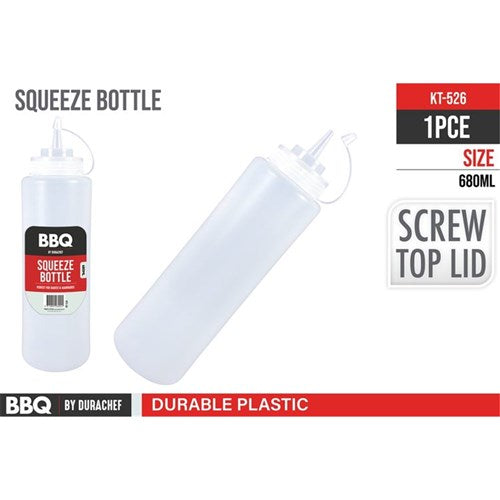Large 680ml plastic squeeze bottle
