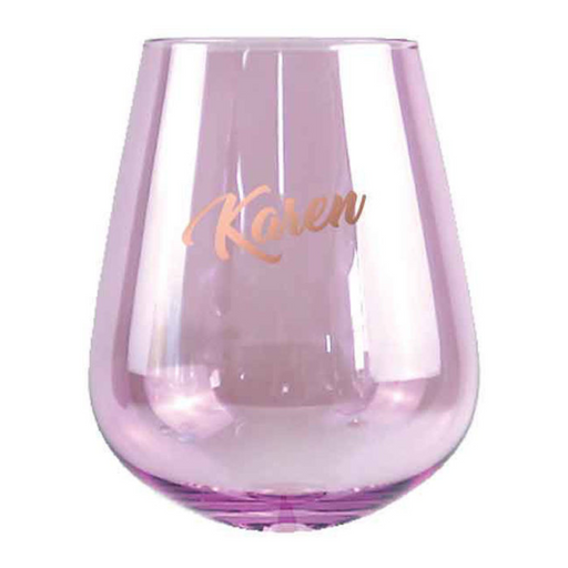 Ronis Karen Stemless Glass 13cm 600ml 2pk