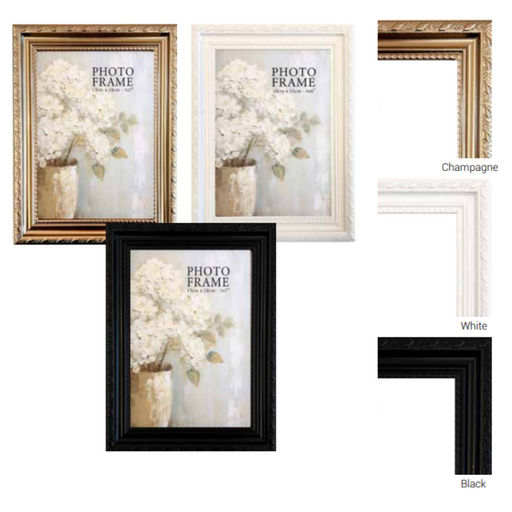 Ronis Katie Non Matted Ornate Photo Frame 20x25cm Assorted