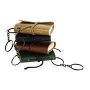 Ronis Key Ring Leather Mini Journal 9x8cm Assorted – thumbnail