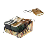 Ronis Key Ring Leather Mini Journal 9x8cm Assorted – thumbnail