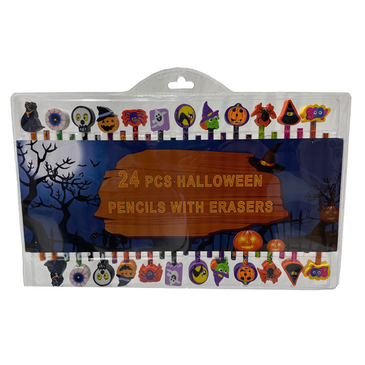 Ronis Kid Fun Pencils With Erasers Set 24pk