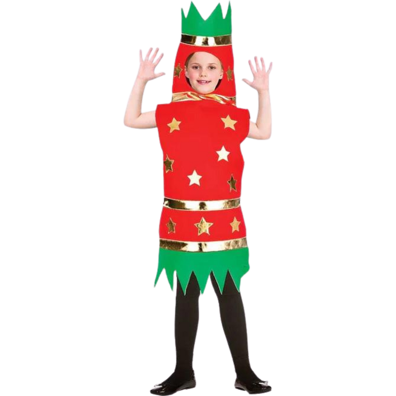 Kids Christmas Cracker Costume One Size
