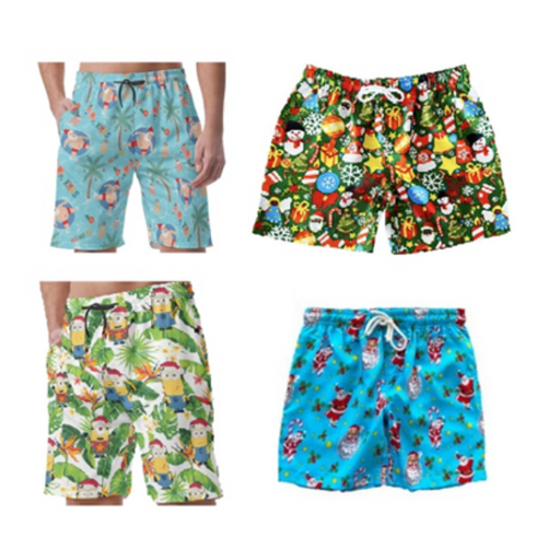 Ronis Kids Christmas Hawaii Shorts Assorted