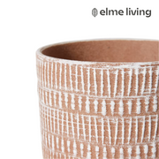 Ronis Kiera Pot Brown 21x21x22cm – thumbnail