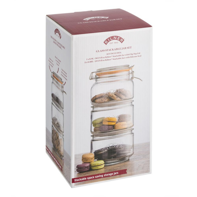 Kilner Storage Kilner Stackable Storage Jar 900ml — Ronis