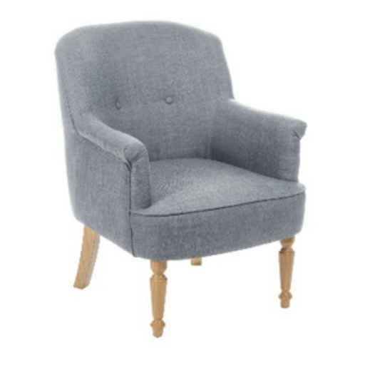 Ronis Kingston Upholstered Armchair Light Blue