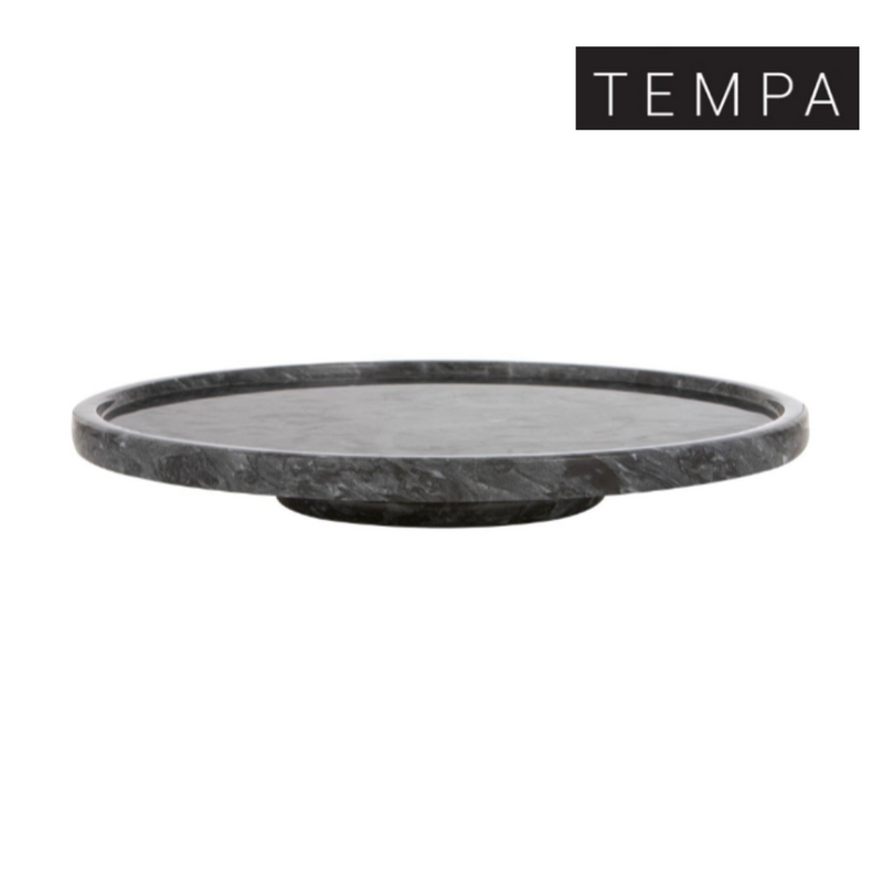 Kira Grey Small Round Decor Tray