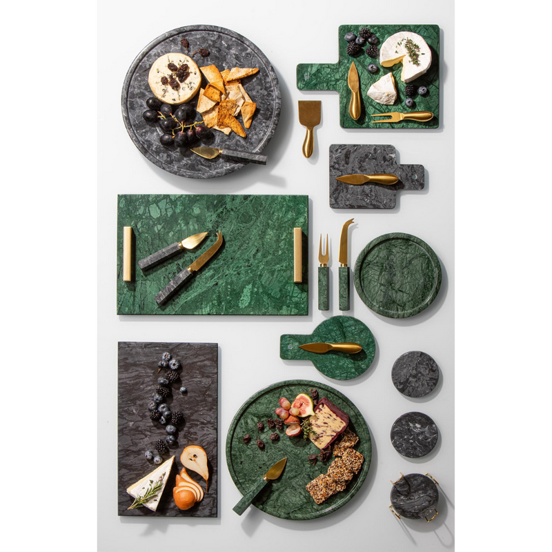 Ronis Kira Grey Round Decor Tray Small