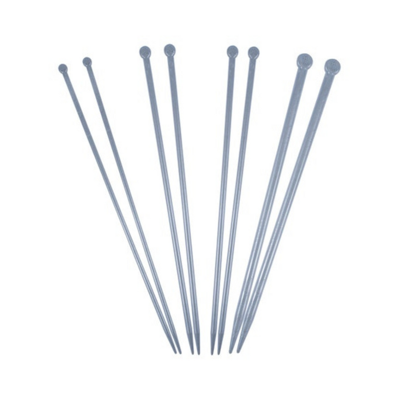 Ronis Knitting Needles Set 8pc 4 Assorted Sizes From 4mm-8mm