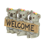 Ronis Koalas on Welcome Sign 14cm – thumbnail