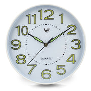 Ronis Kobi Glow In The Dark Wall Clock 30x30x4cm White