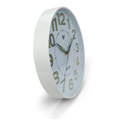 Ronis Kobi Glow In The Dark Wall Clock 30x30x4cm White