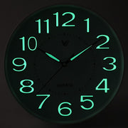 Ronis Kobi Glow In The Dark Wall Clock 30x30x4cm White