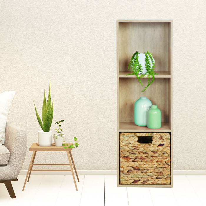 Ronis Kodu 3 Tier Bookcase Oak