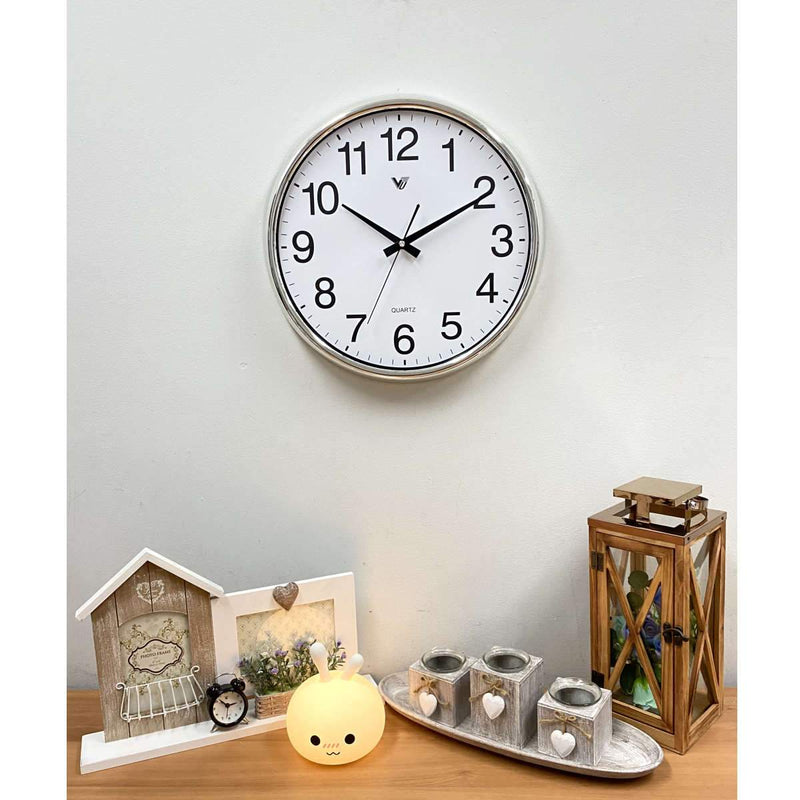Ronis Koen Domed Face Wall Clock 38x38x6cm Assorted