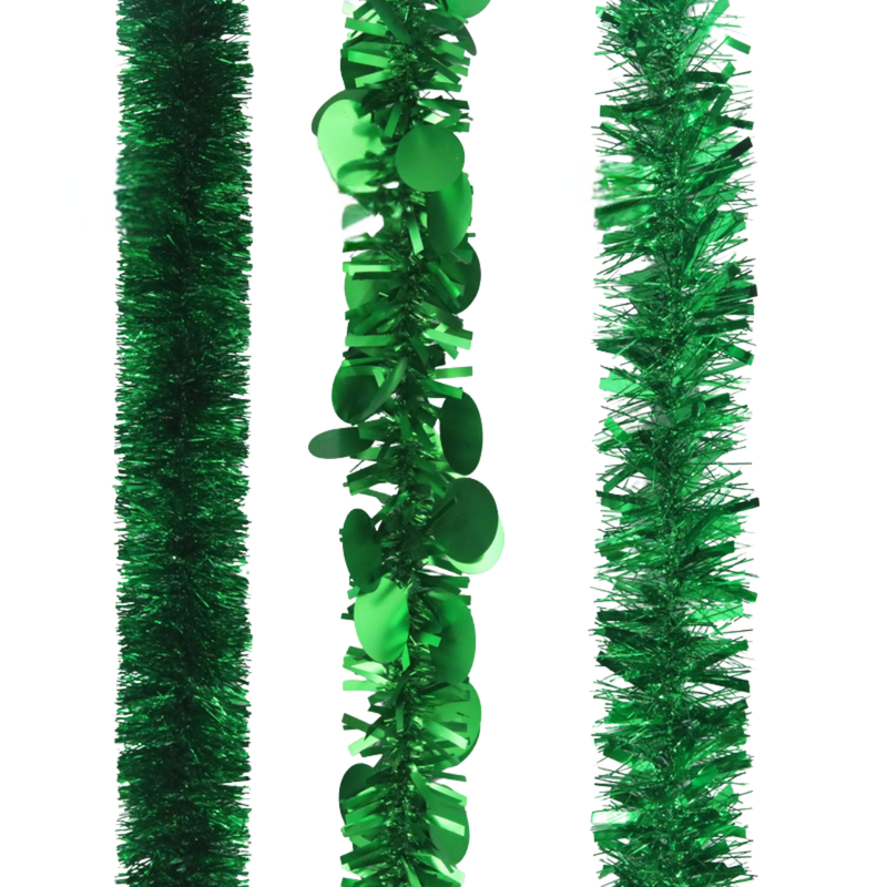 Tinsel 3A 2M Green Tinsel