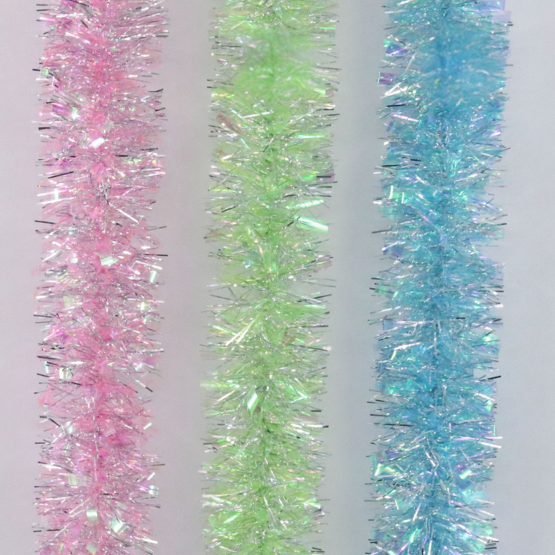 Modern Iridescent Tinsel 2m 5ply 3 Asstd