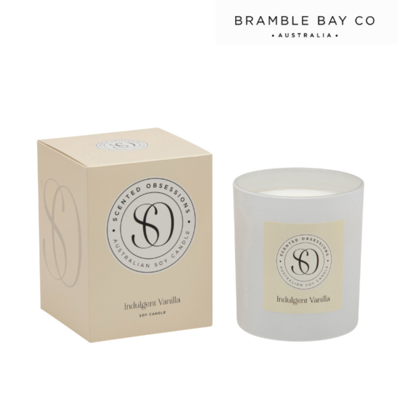 Scented Obsessions Candle Vanilla and Caramel 300g
