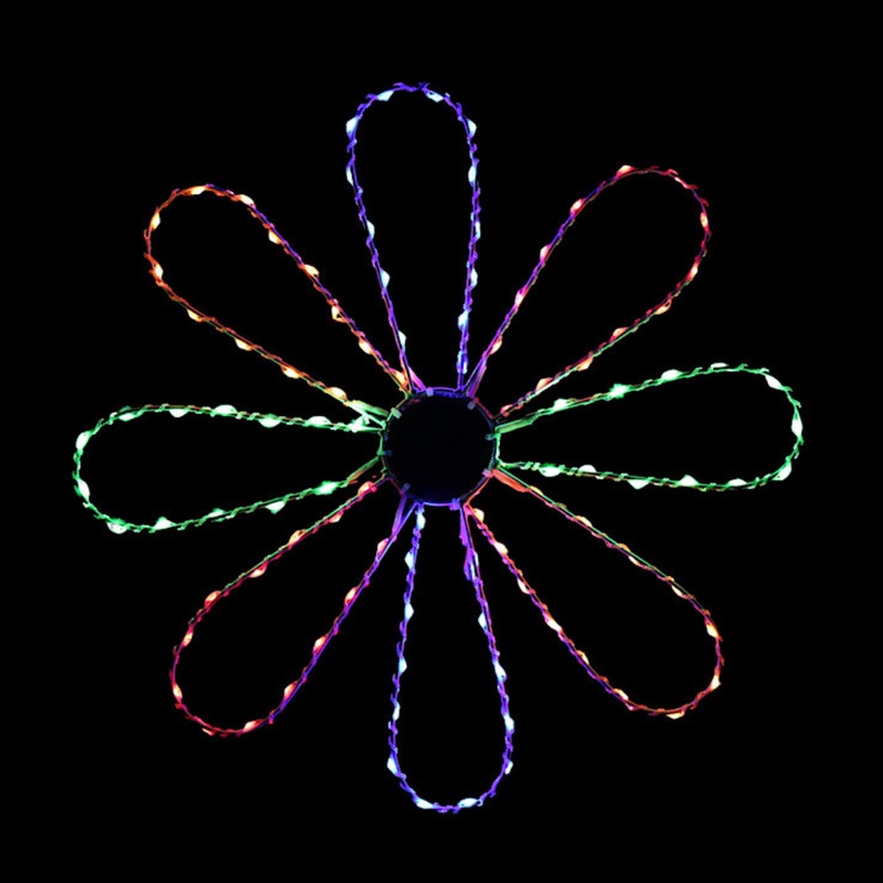 Ronis LED Flower Spin Light 50cm Multicolour