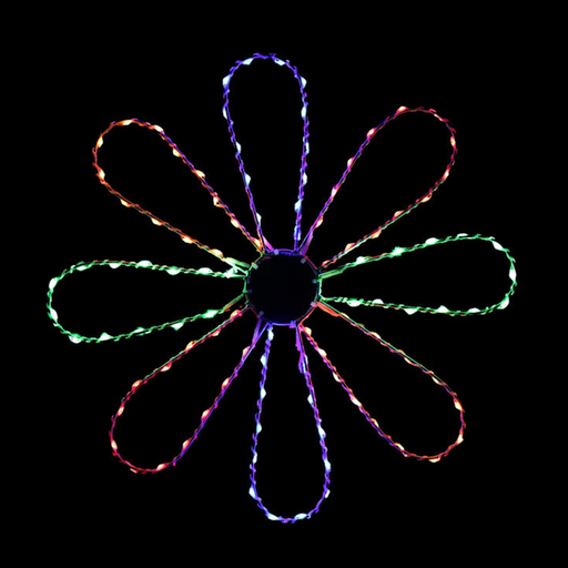 Ronis LED Flower Spin Light 50cm Multicolour