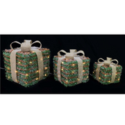 Ronis LED Presents Snowy Forest Tinsel 3pc 30cm