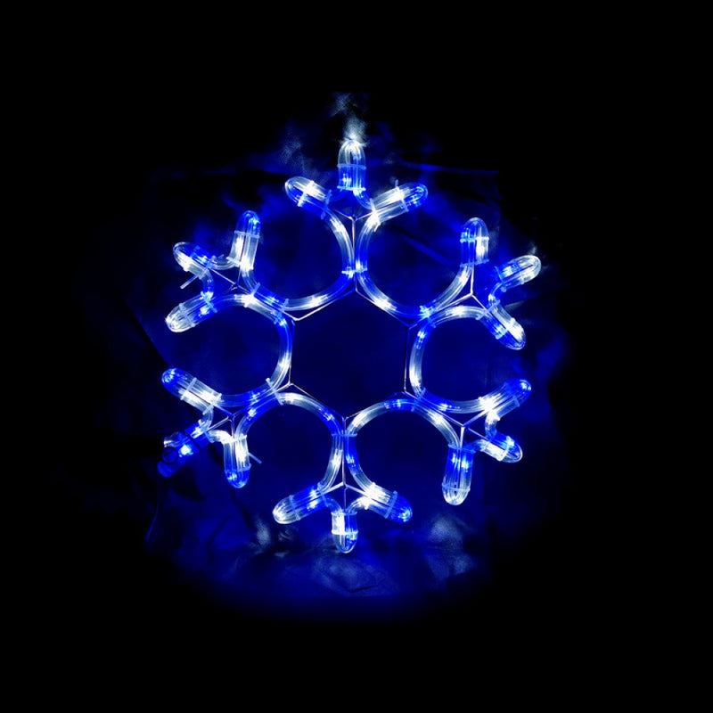 Ronis LED Rope Light Snowflake Solar Motif 300cm
