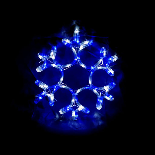 Ronis LED Rope Light Snowflake Solar Motif 300cm