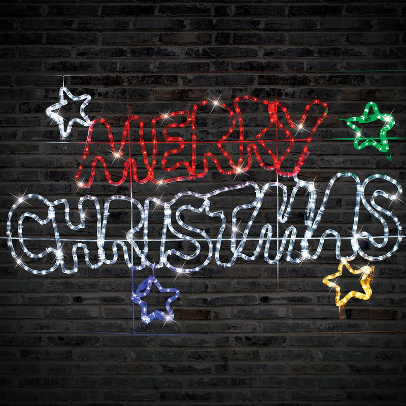 Ronis LED Ropelight Merry Christmas