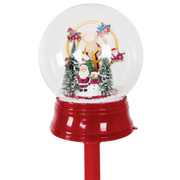 Ronis LED Snow Globe Pole With Music And Movement 150cm – thumbnail