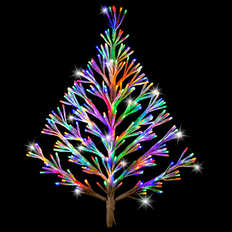 Ronis LED Sparkle Wall Tree 60cm Twinkle Multi