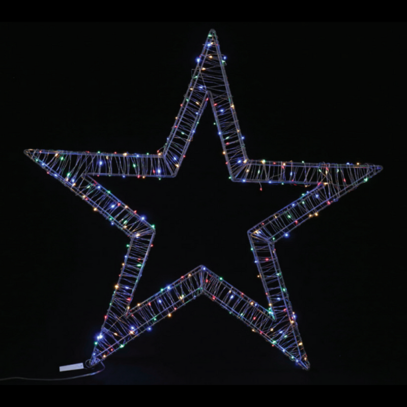 Ronis LED Wire 3D Star 75cm Multicolour