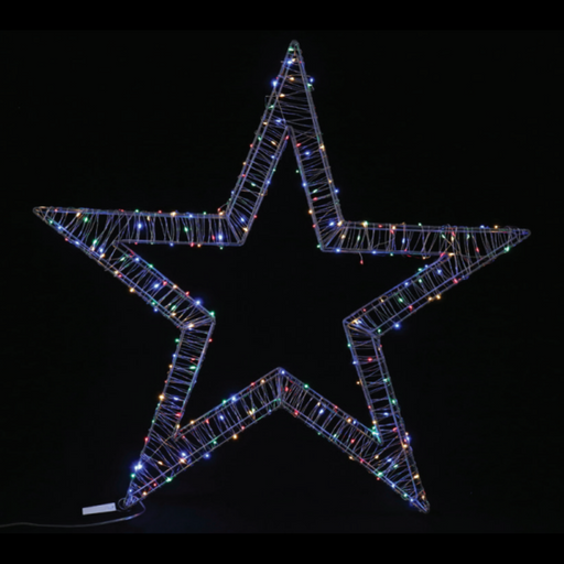Ronis LED Wire 3D Star 75cm Multicolour