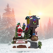 LED Musical Santa Mailbox
