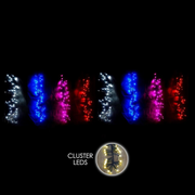 Ronis LED 800 Icicle Light Firecracker Cluster Light 800cm Multicolour