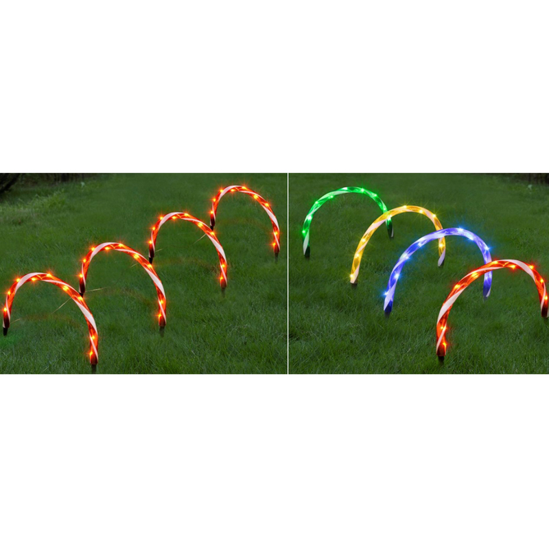 Ronis LED Candy Cane Arch 4pc Red/Multi Assorted