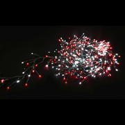 LED cluster lights 720 red and white for Christmas trees and festive decorations