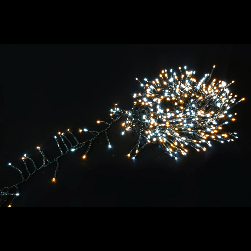 LED cluster lights 720 warm white for Christmas trees and festive decorations