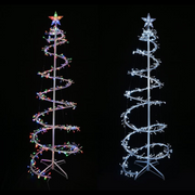 Decorative LED Spiral Tree Cluster Lights for Indoor and Outdoor Display